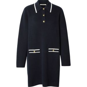 Barbour Gebreide jurk 'River'  navy / wit