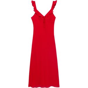 MANGO Jurk 'Kim'  rood