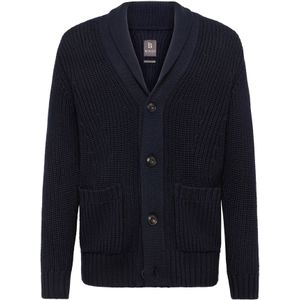 Boggi Milano Gebreid vest  navy