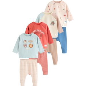 Next Set  beige / camel / blauw / rood