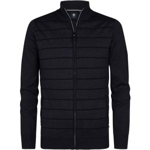 Petrol Industries Gebreid vest  zwart