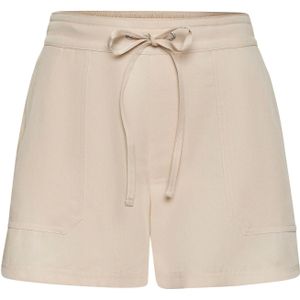 Korte Broek - Zand - Lyocell - Opgestikte Zakken