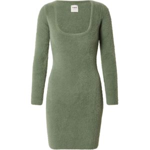 ABOUT YOU x Laura Giurcanu Gebreide jurk 'Alara'  groen