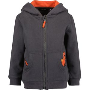 BLUE SEVEN Sweatvest  geel / antraciet / oranje / zwart