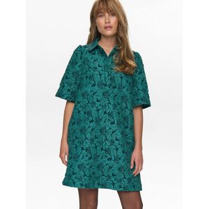 NÜMPH Jurk 'Nuvida'  cyaan blauw