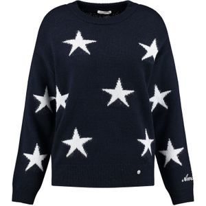 Key Largo Trui 'Twinkle'  navy / wit