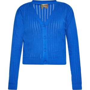 ebeeza Gebreid vest  kobaltblauw