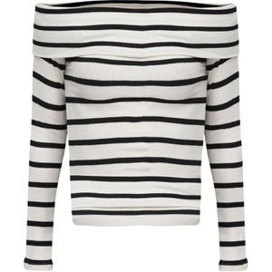 No Matter What Blouse body  zwart / wit