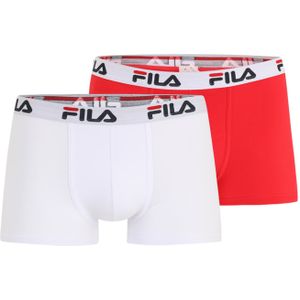 FILA Boxershorts  rood / zwart / wit