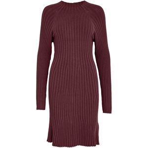 Peppercorn Gebreide jurk 'Anna'  wijnrood