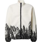 Only & Sons Fleece jas 'ONSJAMES'  crème / zwart