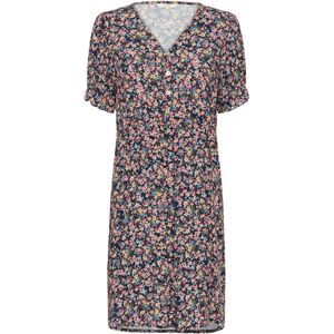 Cream Jurk 'Linaa'  blauw / nachtblauw / oranje / rosa