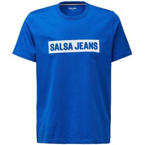 Salsa Jeans - 21010258 - T-shirt - Blauw - Slim Fit