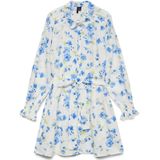 Vmaya - Korte Jurk - Bloemenprint - Lange Mouwen - Regular Fit