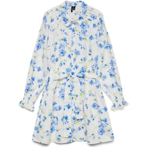 Vmaya - Korte Jurk - Bloemenprint - Lange Mouwen - Regular Fit