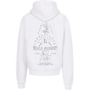 F4NT4STIC Sweatshirt 'Looney Tunes'  lichtgrijs / wit