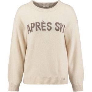 Key Largo Trui 'Apres Ski'  crème / bruin