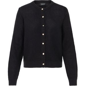 Oxmo Gebreid vest ' OXBMMOMA CARDIGAN '  donkergrijs