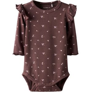 Lange Mouwen Romper - Ribgebreid - Body - All-over print