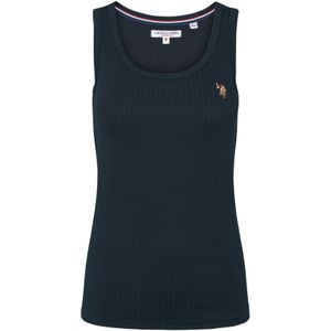 U.S. POLO ASSN. Top 'Casandra'  beige / marine / wijnrood