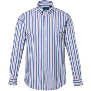 Boston Park Overhemd  blauw / geel / groen / rood / wit