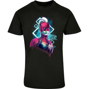 Shirt 'Captain Marvel - Neon Warrior'
