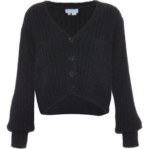 Poomi Gebreid vest  zwart