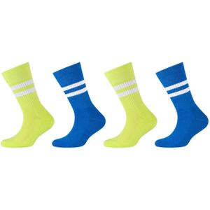 s.Oliver Sokken  blauw / neongroen / wit