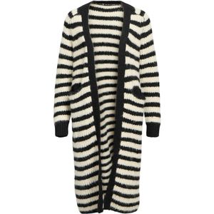 OBJECT Gebreid vest 'OBJMILU'  crème / zwart
