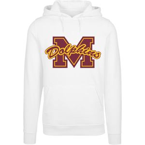 F4NT4STIC Sweatshirt 'Sex Education M Dolphins Netflix TV Series'  bruin / geel / wit