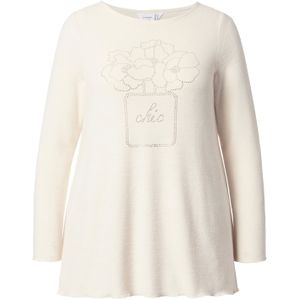 MIAMODA Trui  lichtbeige / wolwit