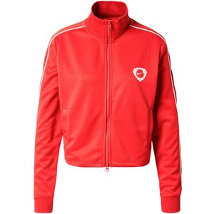 Nike - Sportswear - Sweatvest - Rood - Effen - Lange Mouw