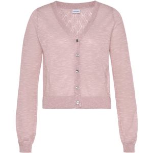 LASCANA Gebreid vest  rosé