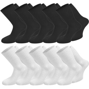 normani Sokken  zwart / wit