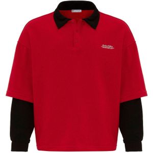 Dandalo Sweatshirt  rood / zwart / wit