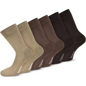 normani Sokken  bruin / lichtbruin / donkerbruin