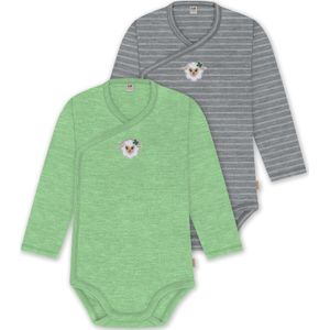 normani Rompertje/body  grijs / groen / gemengde kleuren