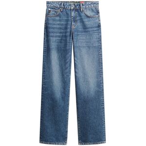 Damesjeans met wijde pijpen van biologisch katoen Superdry