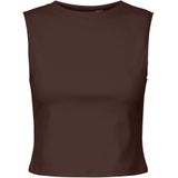 PIECES Top  donkerbruin
