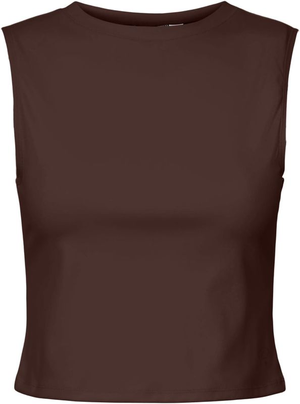 PIECES Top  donkerbruin