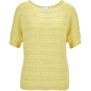 MADELEINE Trui  lichtgeel