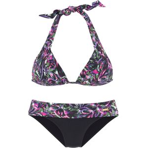 LASCANA Bikinitop  groen / lila / lichtroze / zwart