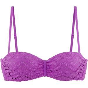 Look - Bikinitop - Paars - Recycling-Polyamide - Gewatteerde Cups