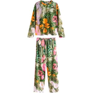 Next Pyjama  groen / sering / oranje / rosa