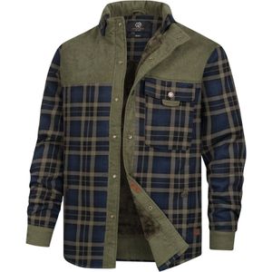 INDICODE JEANS Tussenjas 'Holz'  donkerblauw / donkergroen