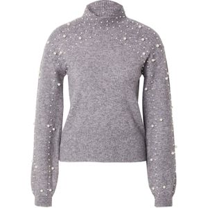 PIECES Trui 'PCREA'  donkergrijs