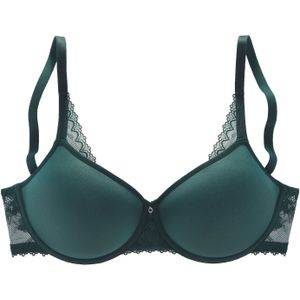 Lascana - Minimizer-bh - Dennengroen - Basic Lingerie - Met Spacer-schalen en Beugels