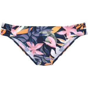active by Lascana - Bikinibroekje - Nachtblauw gedessineerd - WAVE met Bandjes Opzij