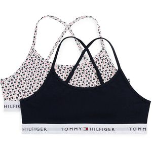 TOMMY HILFIGER BH  navy / lichtgrijs / rood / wit