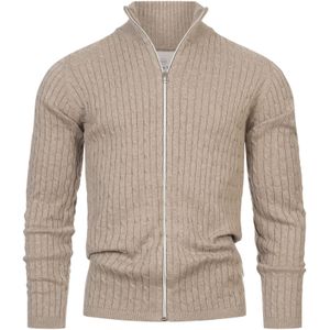 Kronstadt Gebreid vest  beige gemêleerd